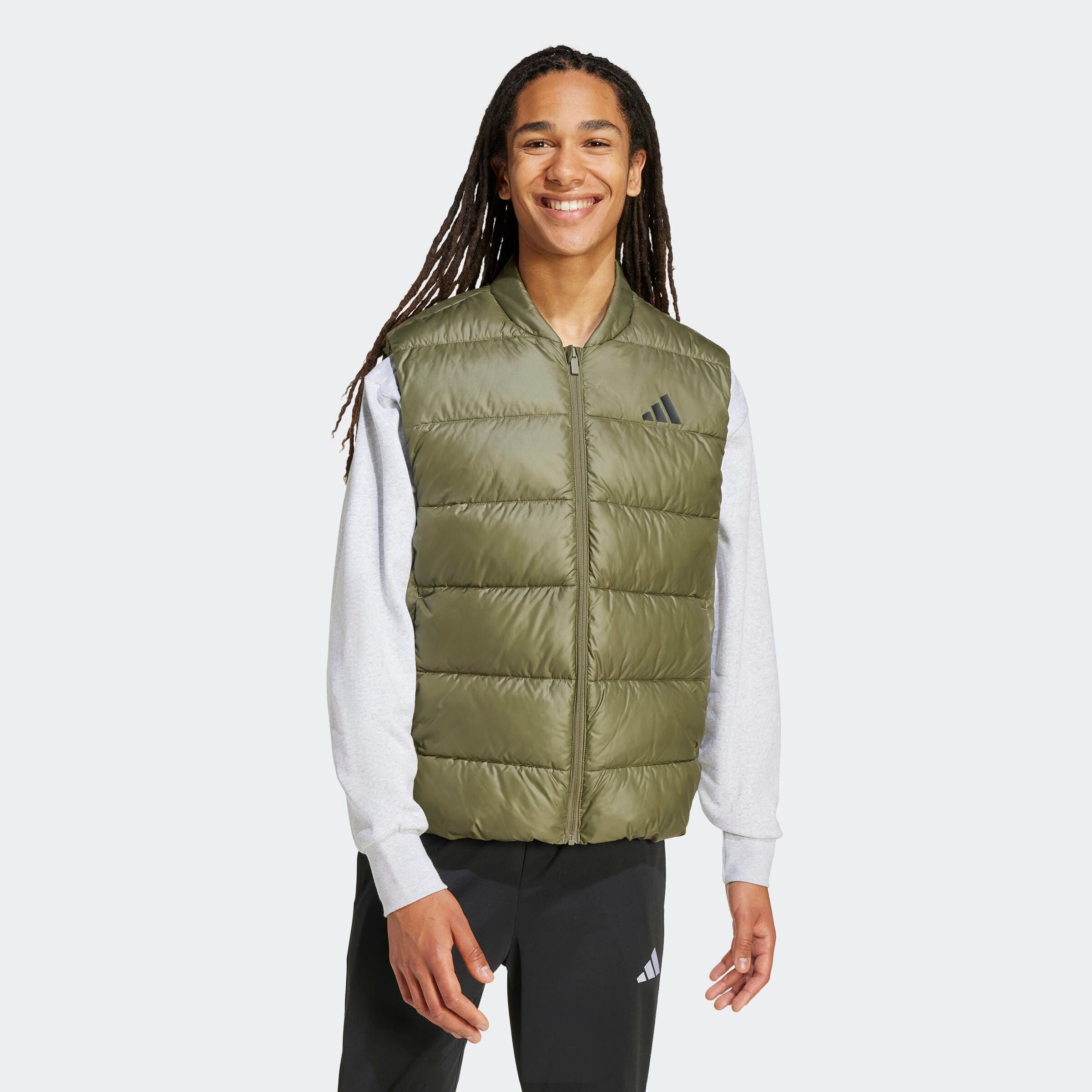 Adidas Sportswear Жилет в цвете Olive — фото 3