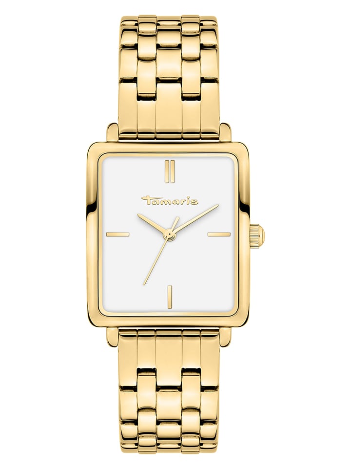 

Tamaris Кварцевые часы в золотом корпусе