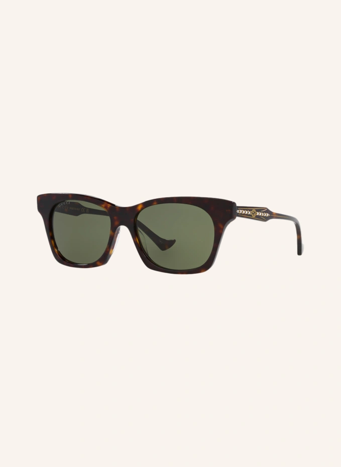 

Солнцезащитные очки gc002071 с драгоценными камнями Gucci, зеленый