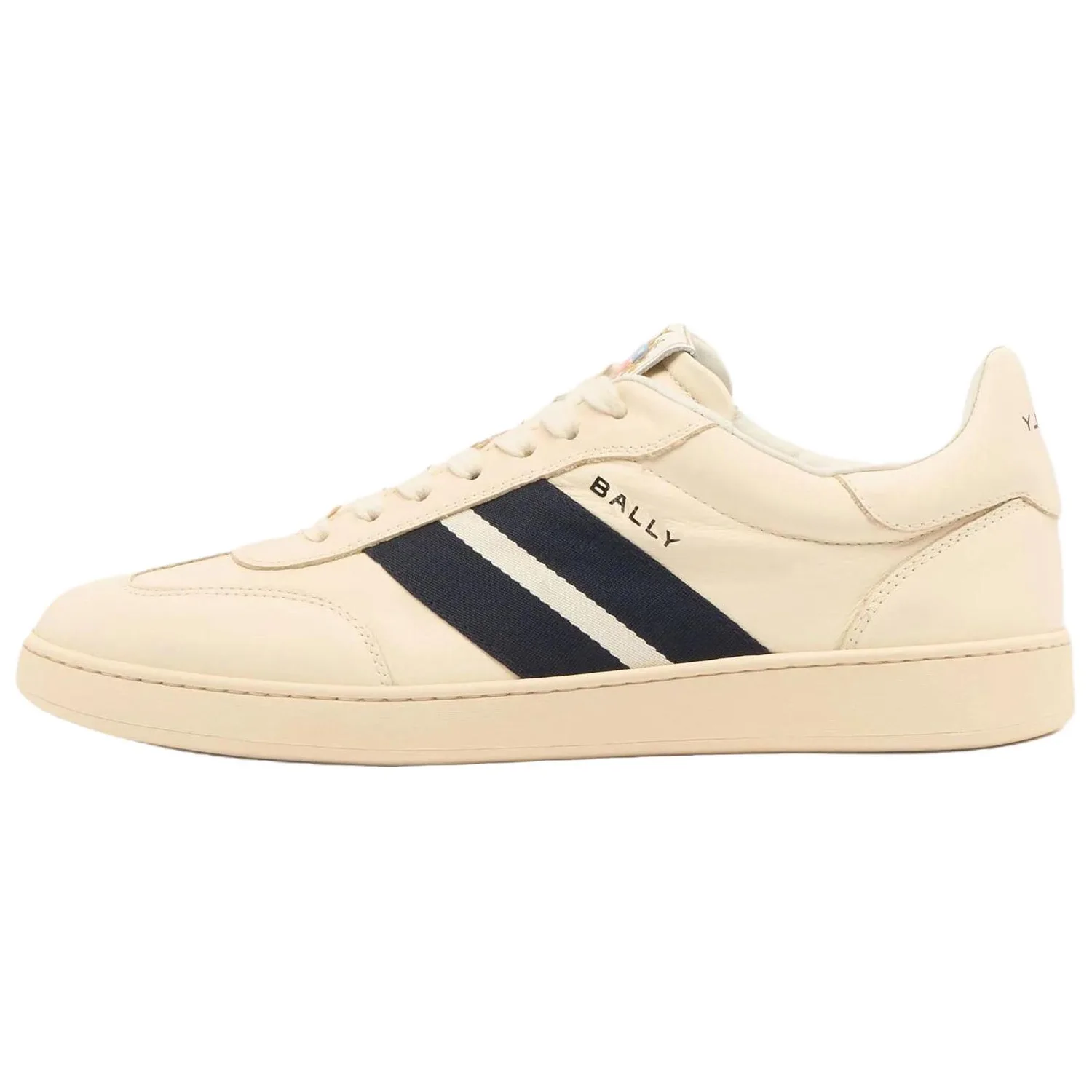 BALLY Кроссовки для скейтбординга Retro Crest Low Top мужские Ecru
