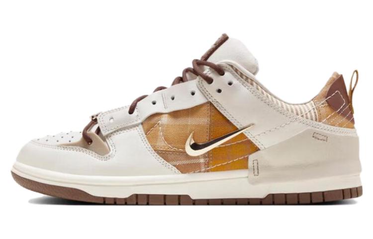 

Женские кроссовки Dunk Low Disrupt 2 Cacao Wow Plaid Nike, белый/коричневый