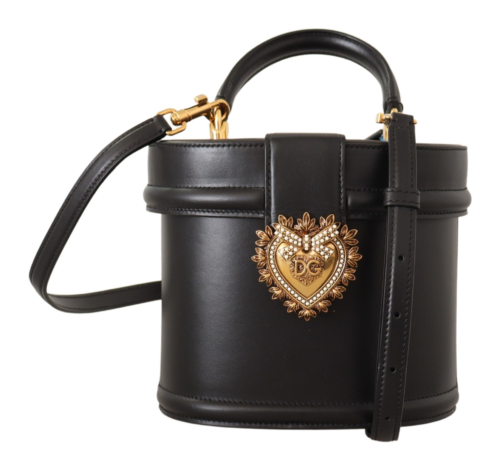 

Элегантная черная кожаная сумка через плечо Devotion Dolce & Gabbana