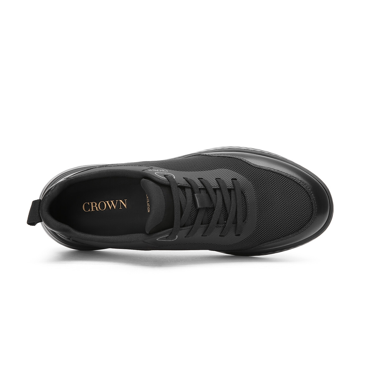 Кроссовки мужские Lifestyle Shoes Men Low-Top Black Crown — фото 3