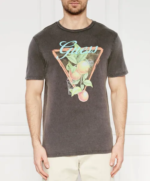 

Футболка «Рай» Regular fit Guess Jeans, серый