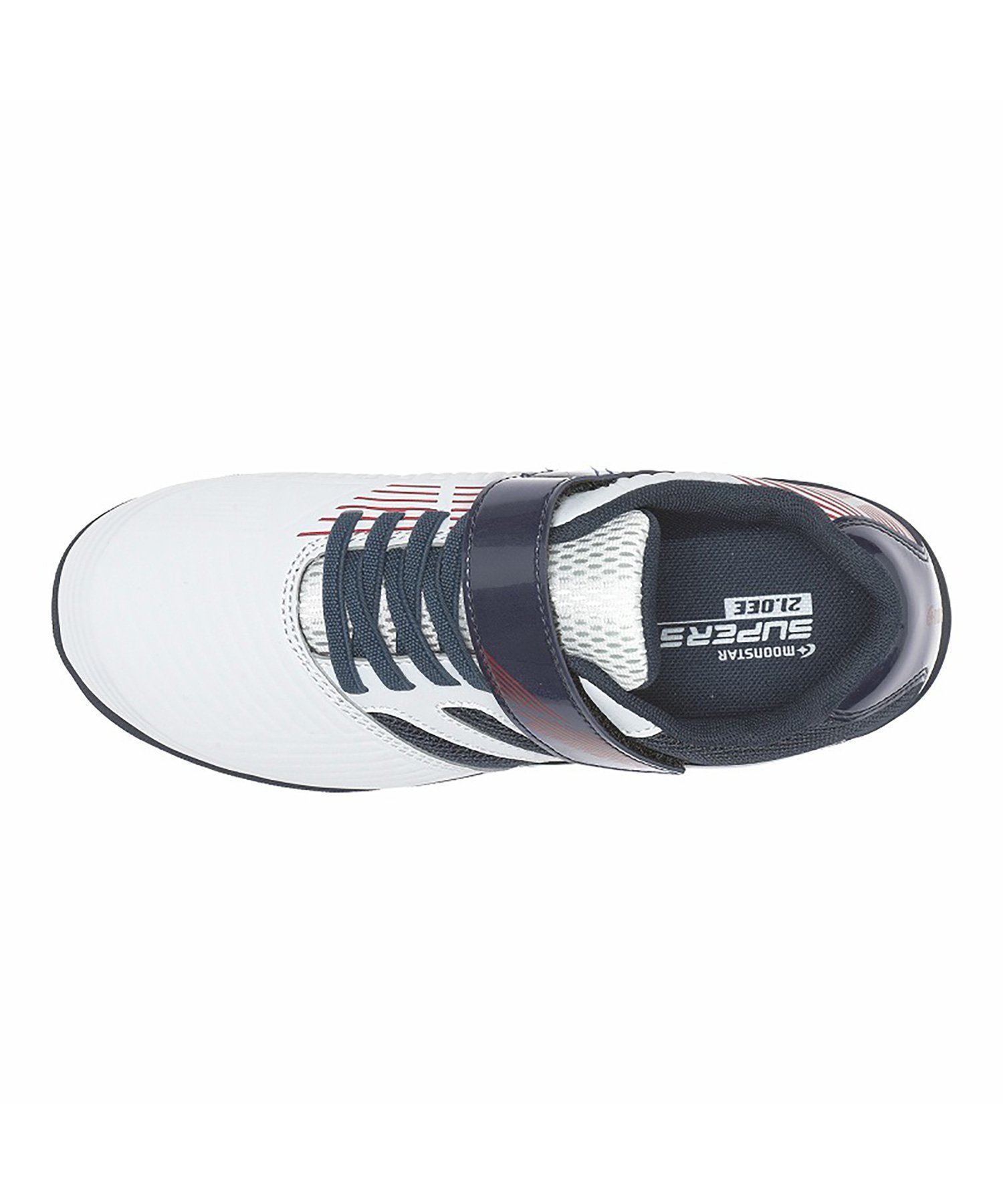 Детские кроссовки MoonStar SS J1226 белого цвета Superstar, white — фото 3