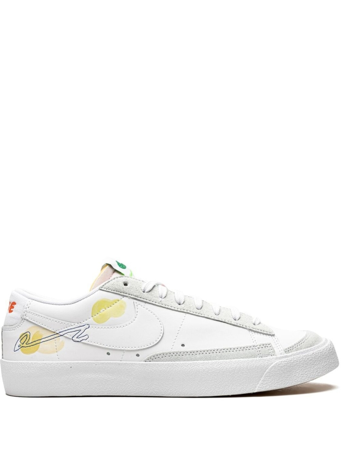 

Nike кеды Flyleather Blazer Low 77 из коллаборации с Mayumi Yamase, белый