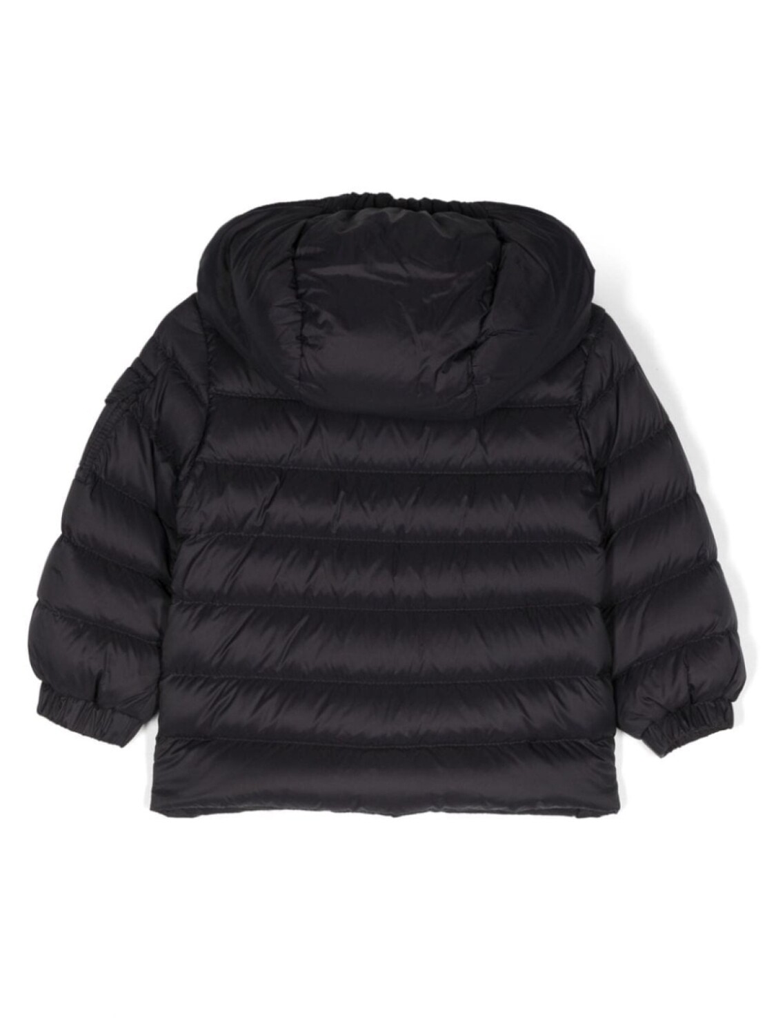 

Moncler Enfant пуховик со съемным капюшоном, синий