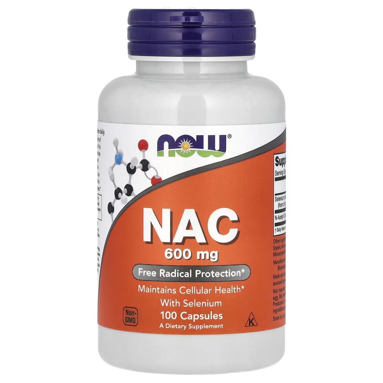 

Витаминно-минеральный комплекс NAC NOW Foods 600 мг, 100 капсул