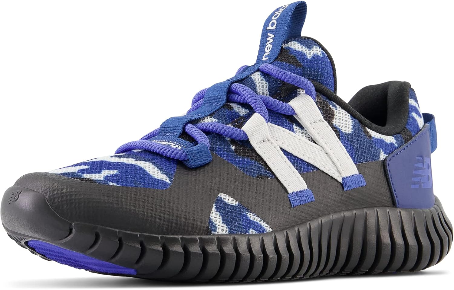 

Кроссовки New Balance Kid's Playgruv V1 с эластичной шнуровкой, черный/серый