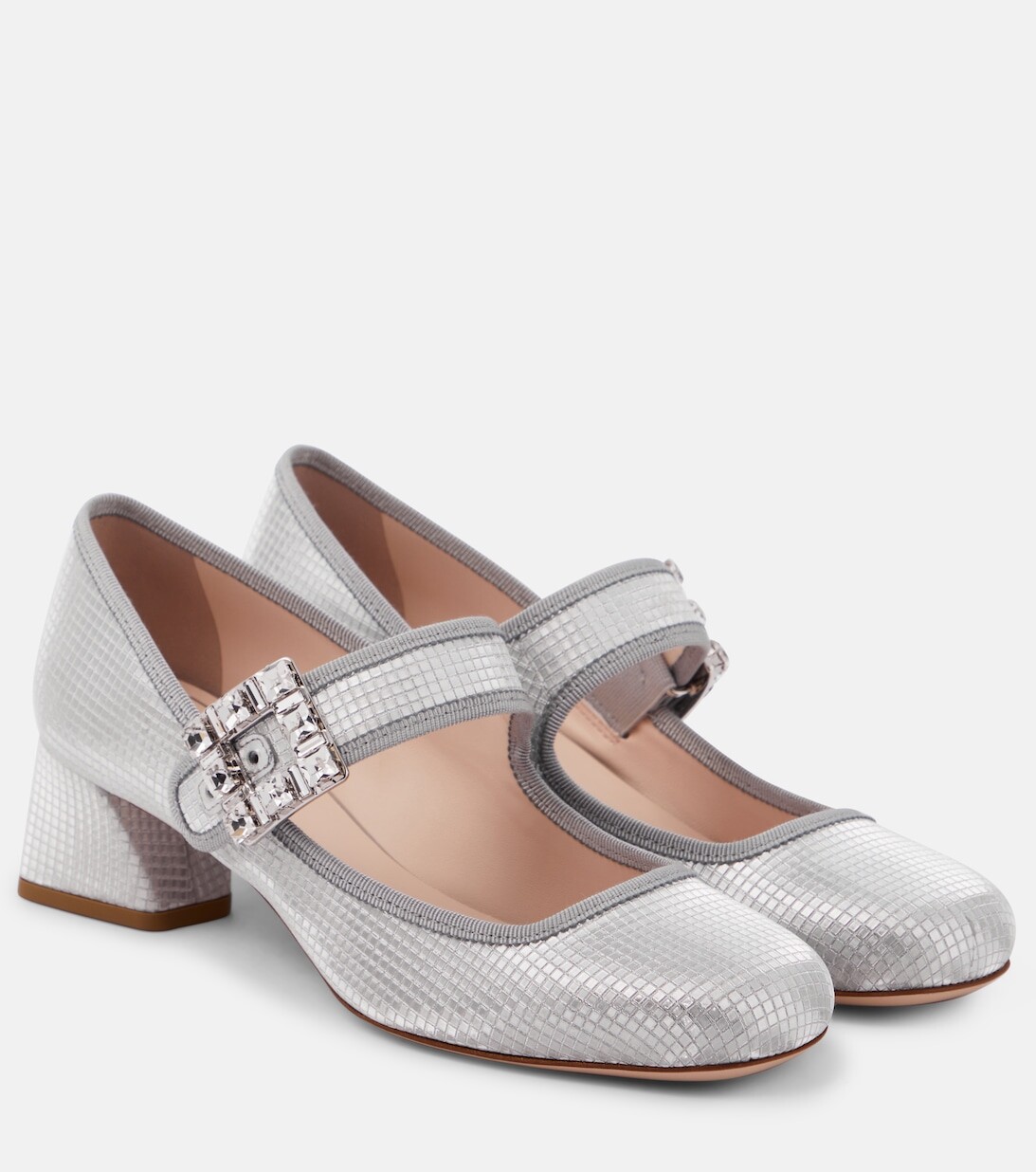 Декорированные туфли Trés Vivier Roger Vivier, металлик