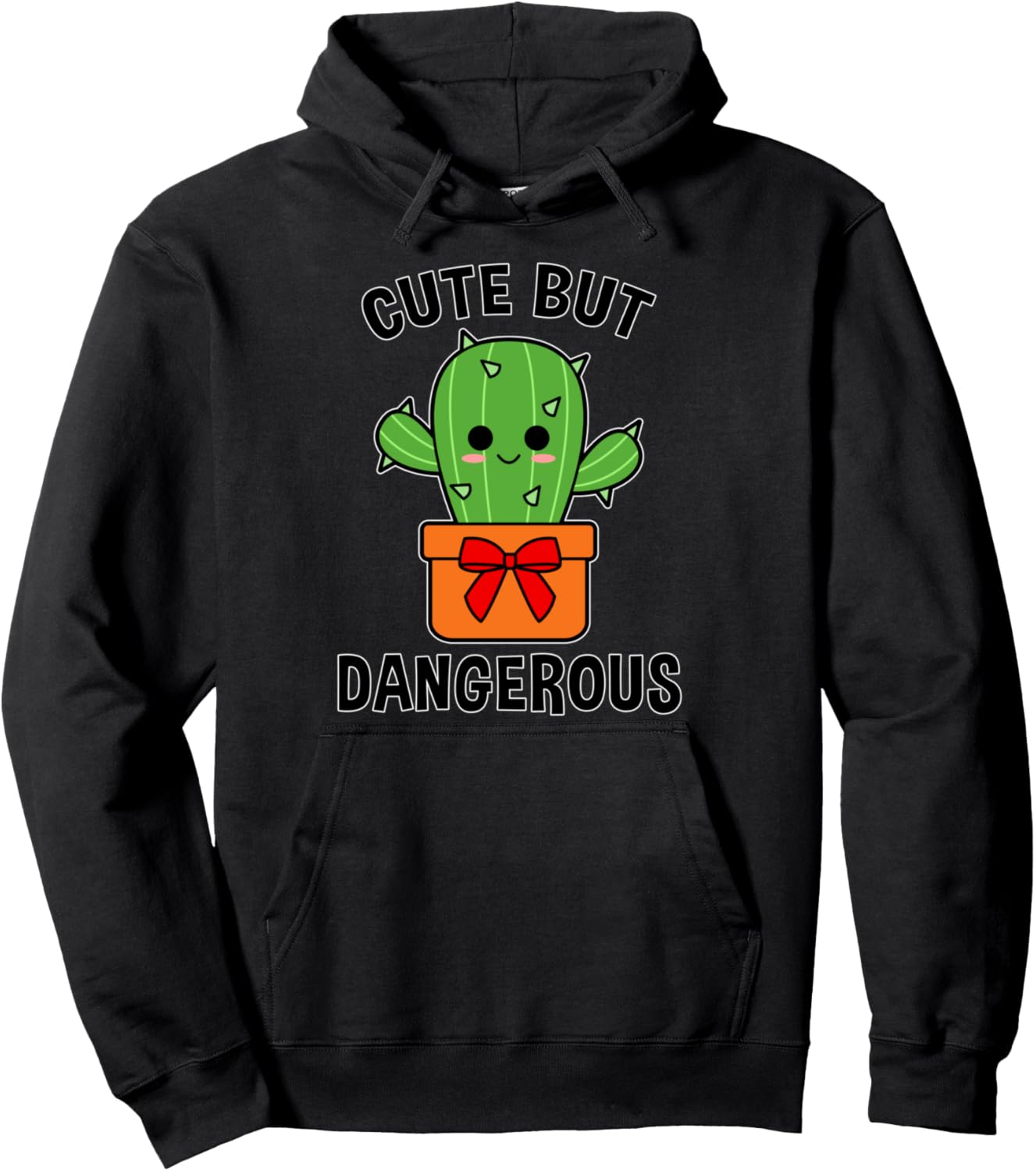 

Милая, но опасная толстовка с изображением садового кактуса Gardening Plants Cactus Lover Designs, черный