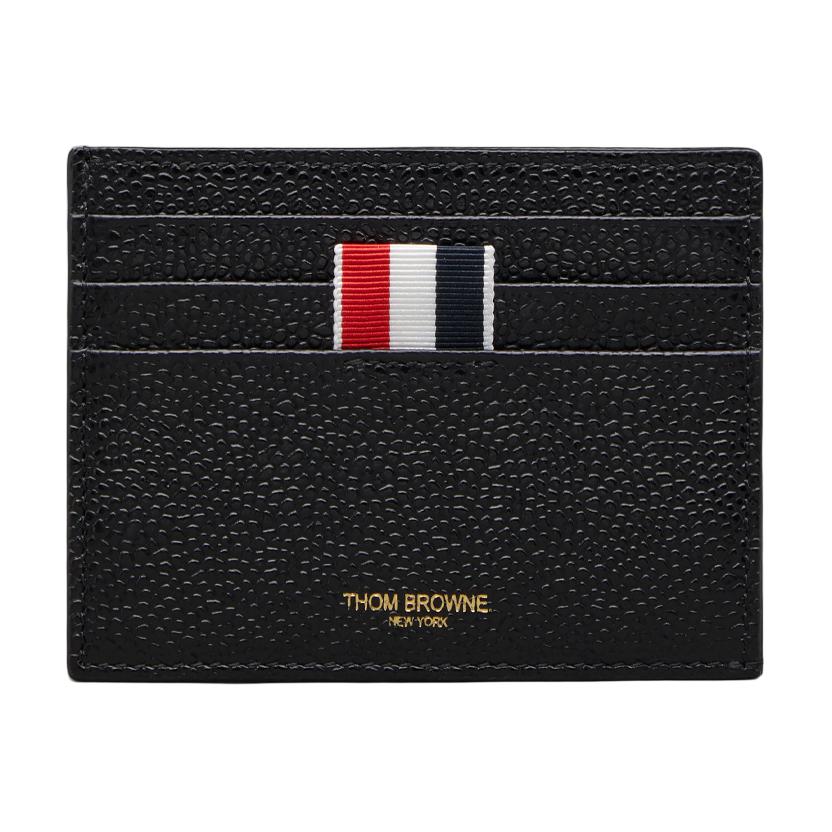 

Thom Browne Держатель для карт из коровьей кожи, мужской, черный