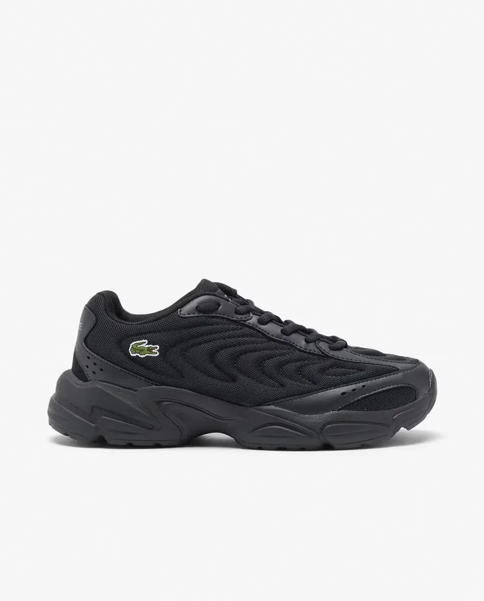 Унисекс молодежные спортивные кроссовки Storm 96 2K Lite белого цвета Lacoste, черный