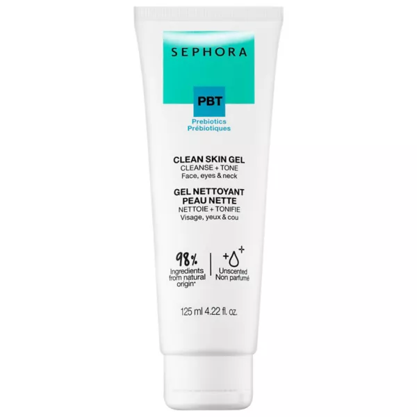 

Очищающий гель для чистой кожи с пребиотиками Sephora Collection, объем 120 мл