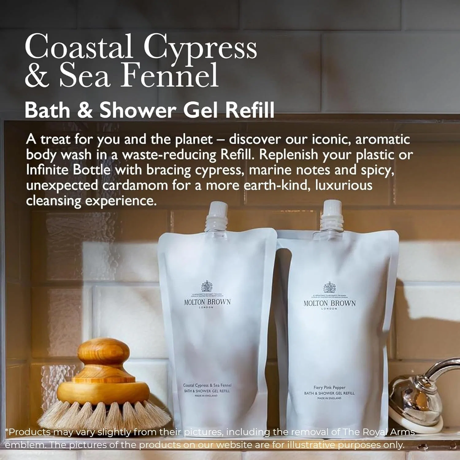 Наполнитель для геля для душа Molton Brown Coastal Cypress & Sea Fennel, 400 мл Molton Brown — фото 3