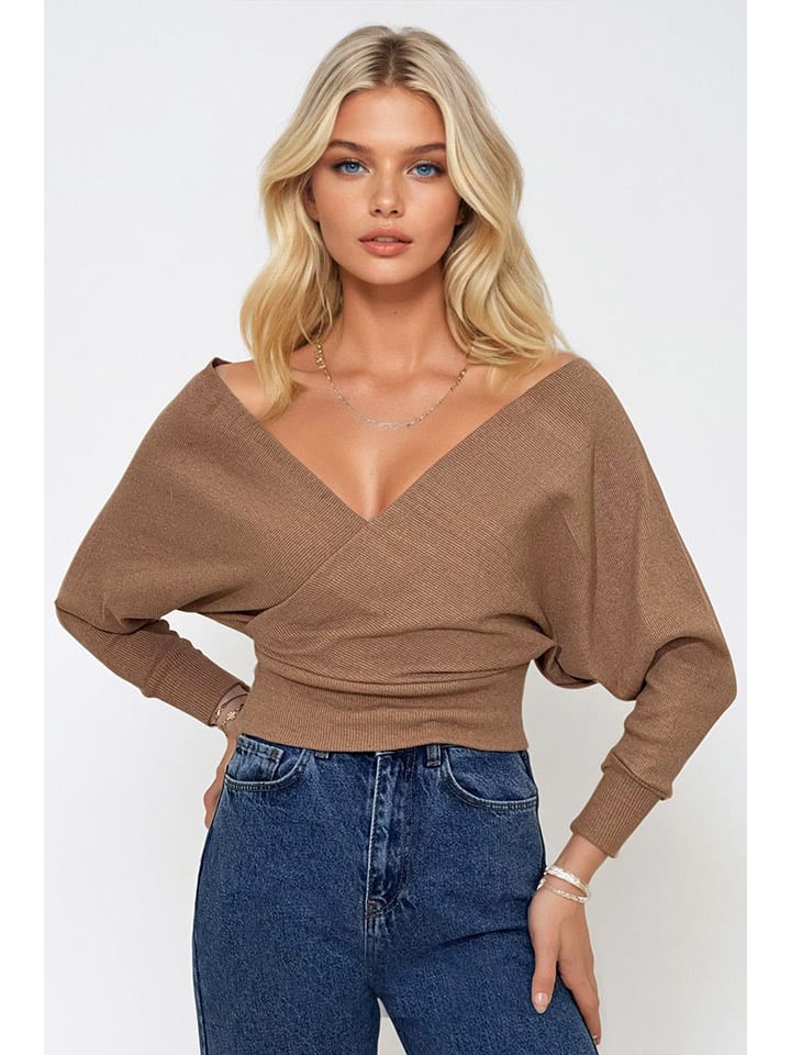 

Блузка trendyol, светло-коричневый