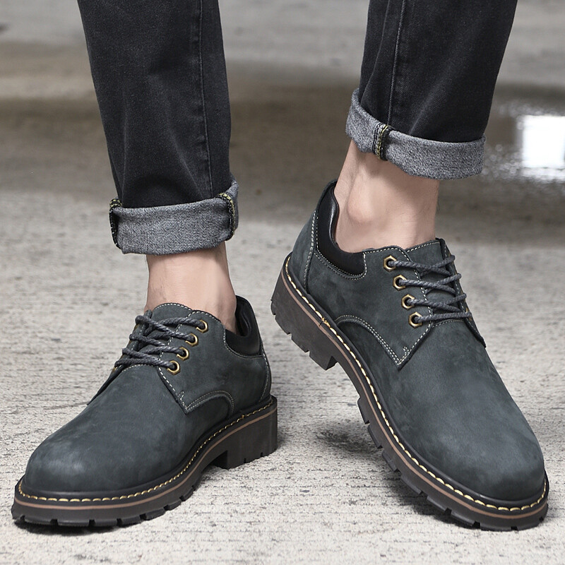 Туфли мужские Men"s Casual Men Low-Top Extravagant, серый — фото 4