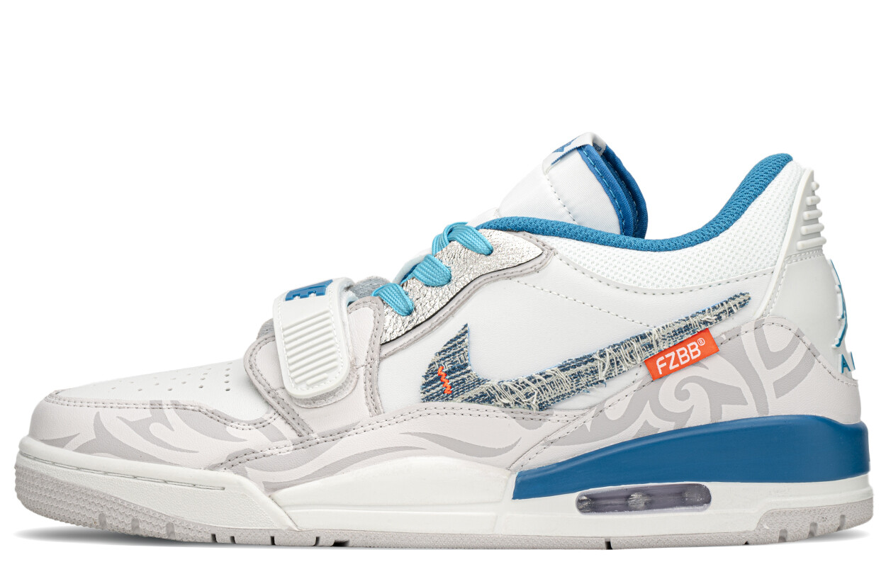 

Кроссовки Jordan Legacy 312 Vintage Basketball Shoes Men Low-top White/blue, синий/белый