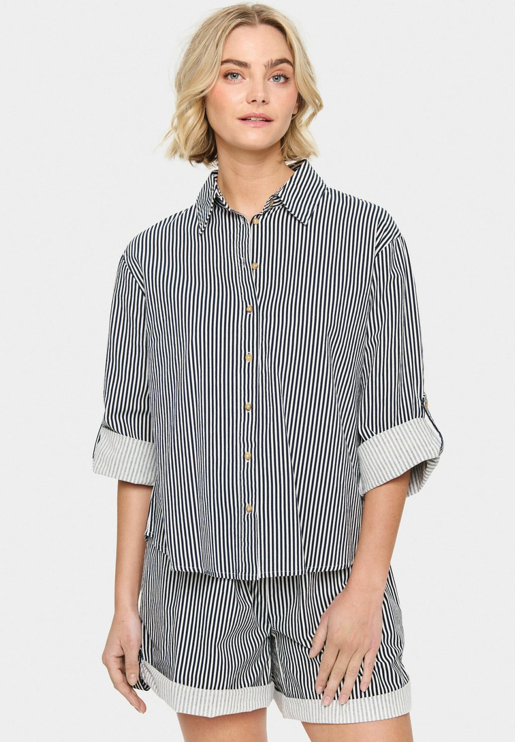 

Блузка на пуговицах ZALINDASZ STRIPE Saint Tropez, темно-синий