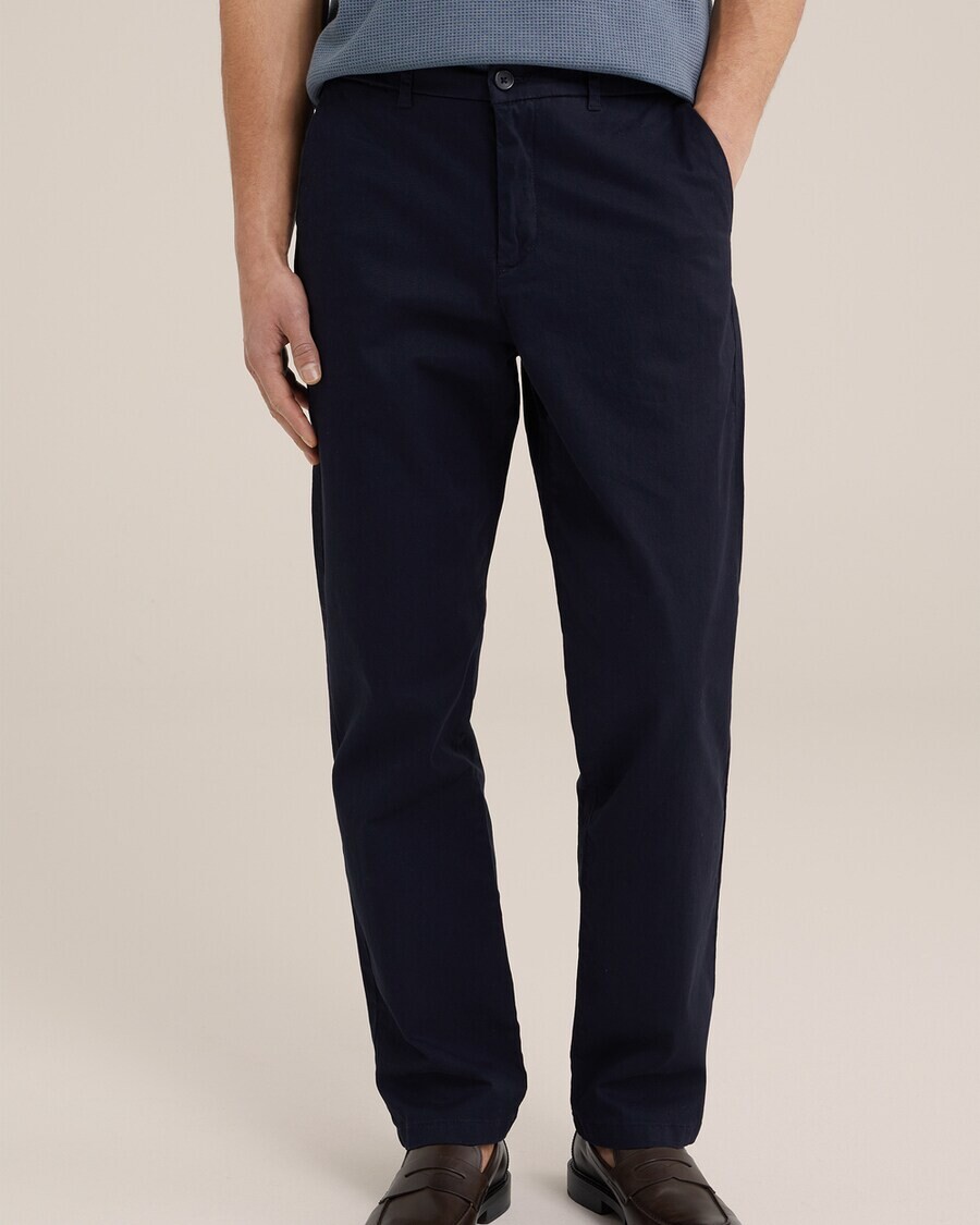

Брюки чинос WE Fashion Regular Chino Pants, морской синий
