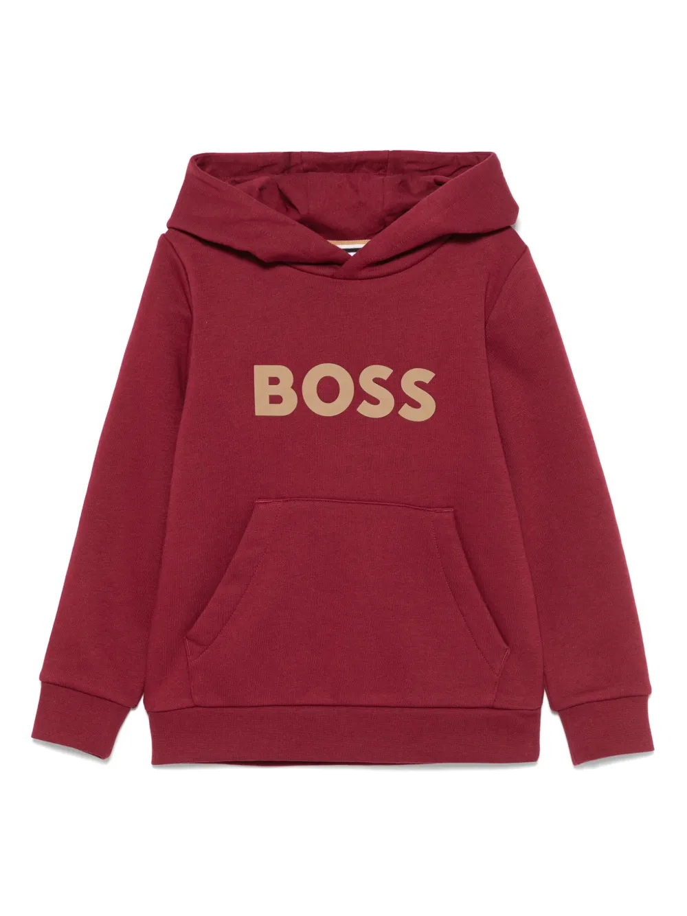 

Худи с логотипом BOSS Kidswear, красный