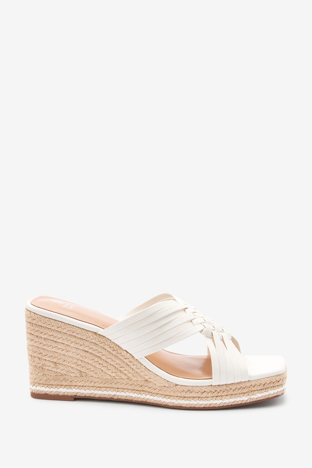 Мюли Forever Comfort Weave на танкетке Next, белый — фото 3