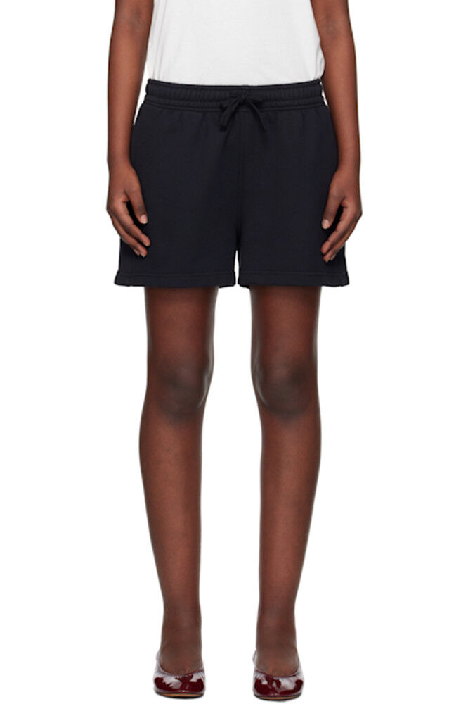 

Черные шорты с нашивкой Baby Fox Regular Jog Maison Kitsuné