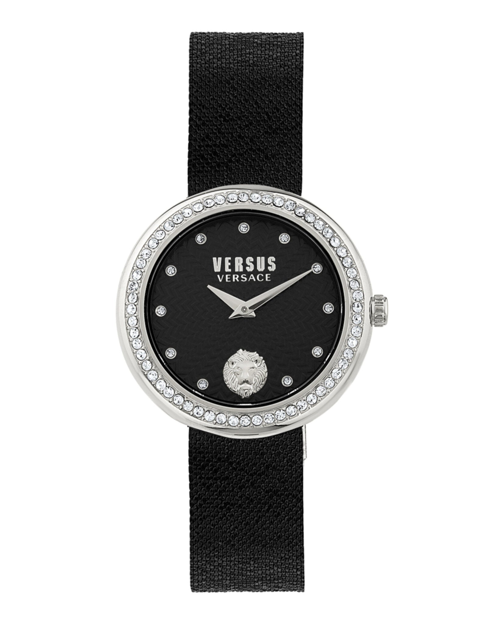 

Часы Lea Crystal Versus Versace, цвет black/stainless steel/black