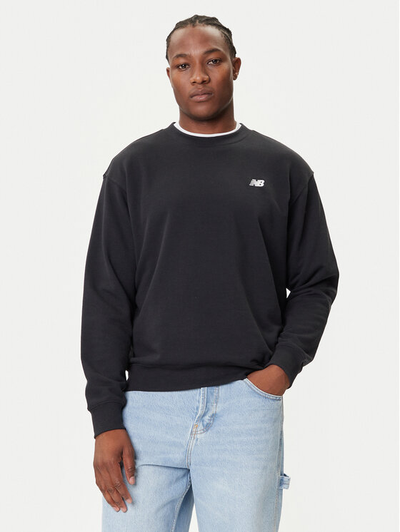 

Свитшот relaxed fit Small Logo MT41507 New Balance, чёрный