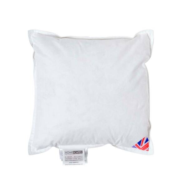 

Подушка Homescapesfüllung, Entenfedern, 35x5x35 см, белый
