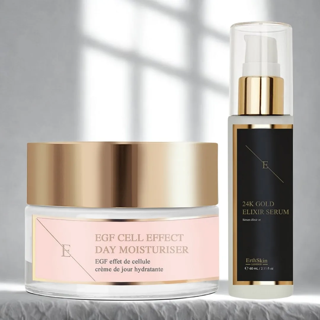 Набор ErthSkin London — Для ухода за лицом: 24-каратное золото и EGF Power Duo , 1 шт — фото 3