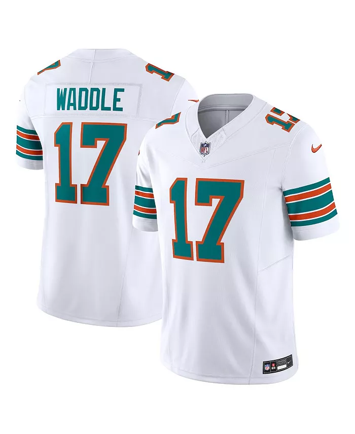 

Мужская альтернативная ограниченная джерси Miami Dolphins Vapor F.U.S.E. Jaylen Waddle Nike, белый