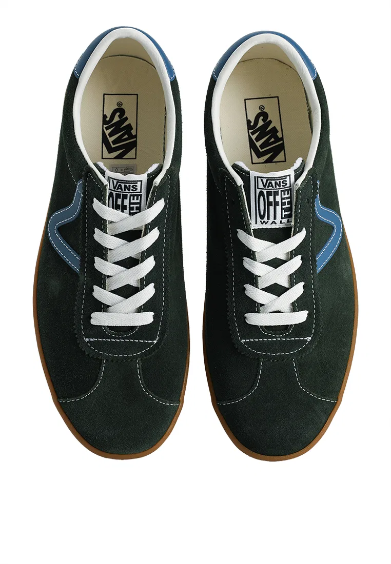 Кроссовки мужские низкие, Sport Low Sneakers Vans, синий/зеленый — фото 4