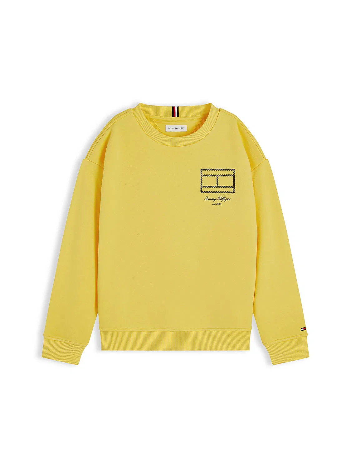 Толстовка Tommy Hilfiger темно-желтого цвета
