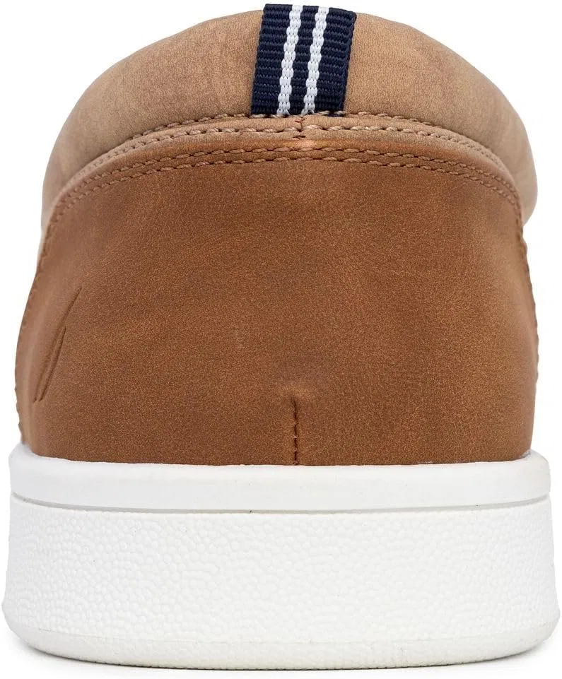 Мокасины Nautica Derwin, Tan Smooth-patro — фото 3
