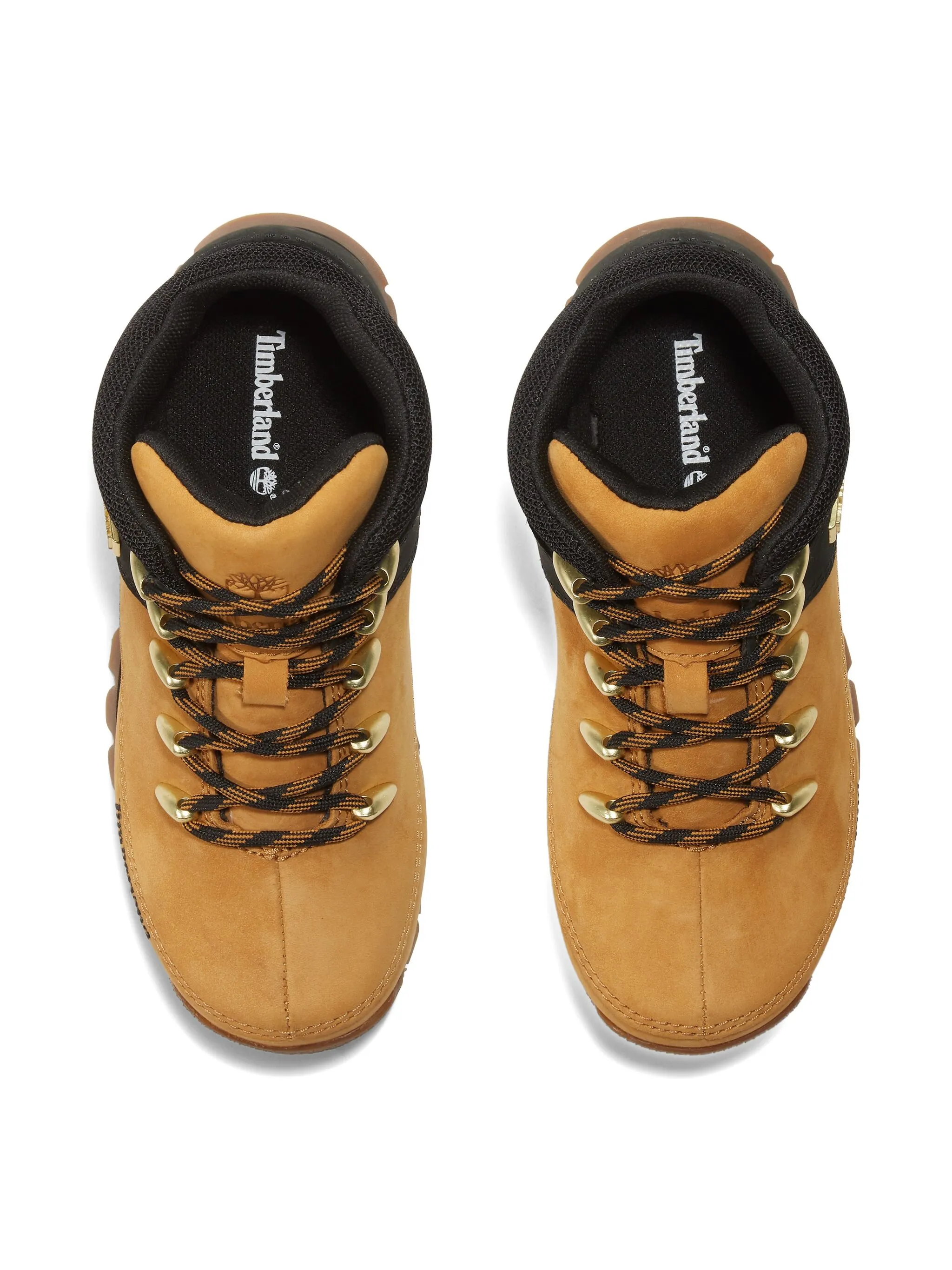 Сапоги с вышитым логотипом Timberland Kids, бежевый — фото 4
