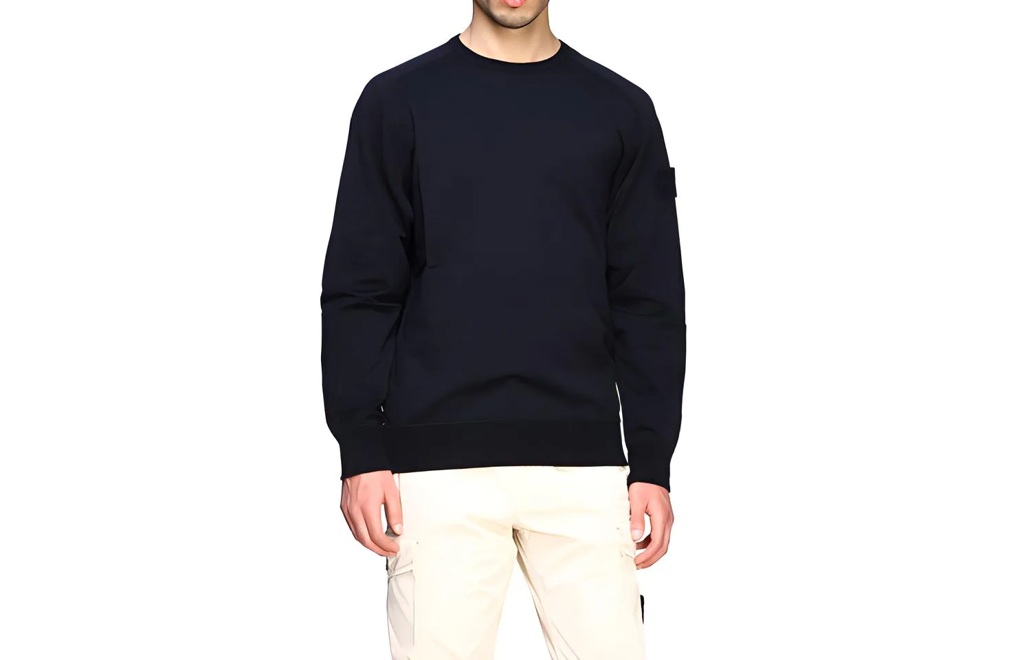 STONE ISLAND Свитшот мужской морской синий