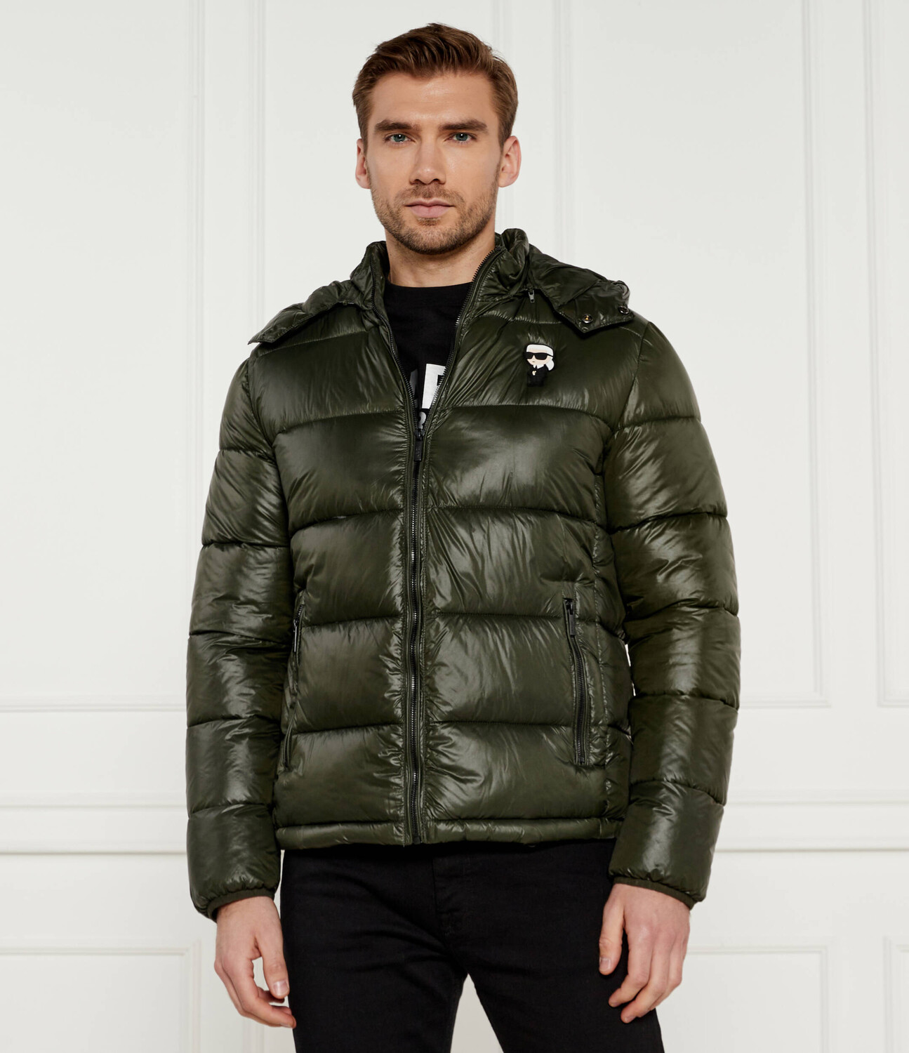 

Куртка Karl Lagerfeld Slim Fit, цвет cachi