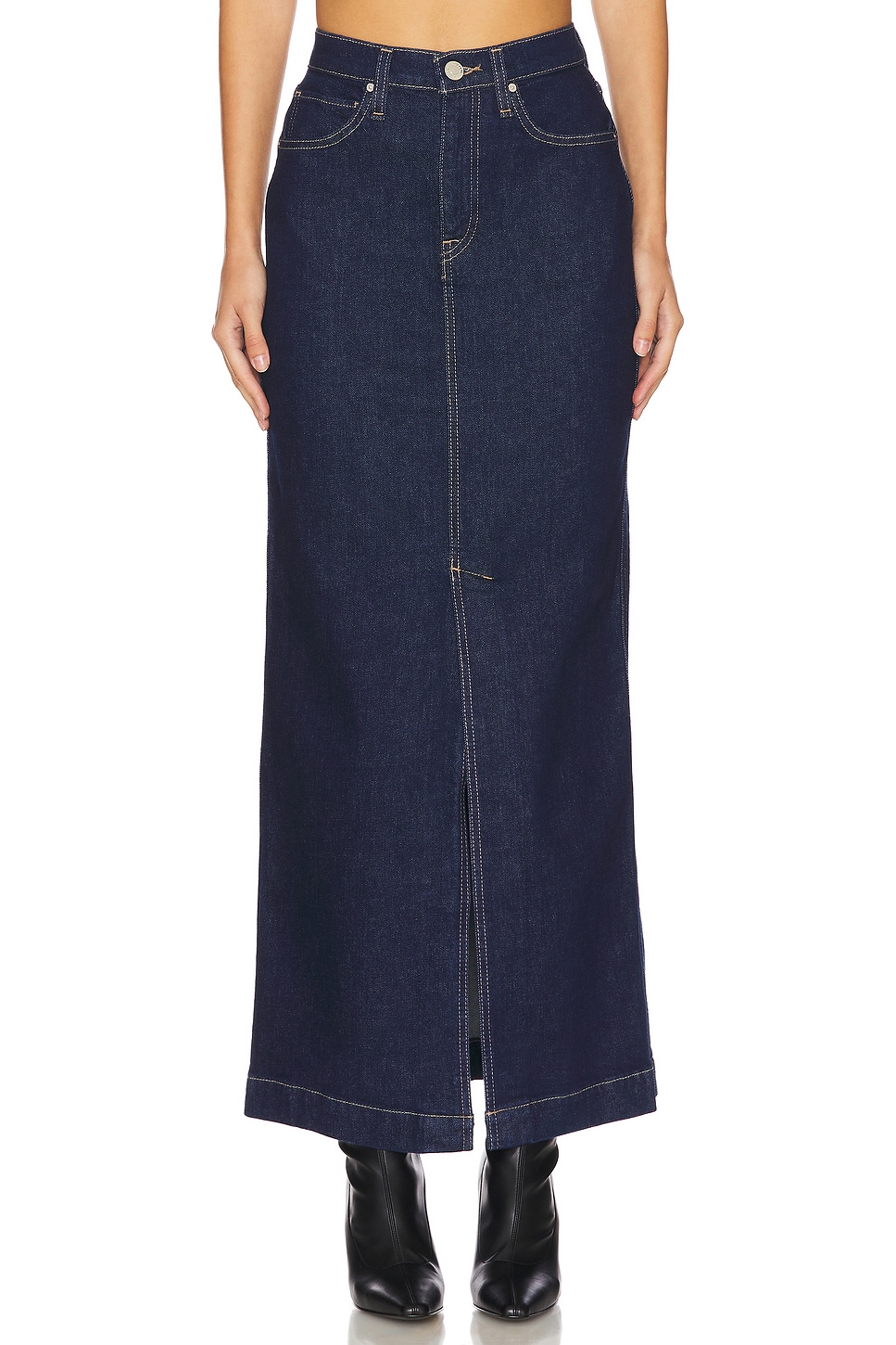 

Реконструированная юбка макси Hudson Jeans, цвет eve