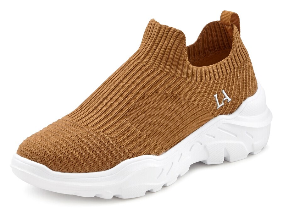 Тапочки LASCANA Slip-Ons, коричневый