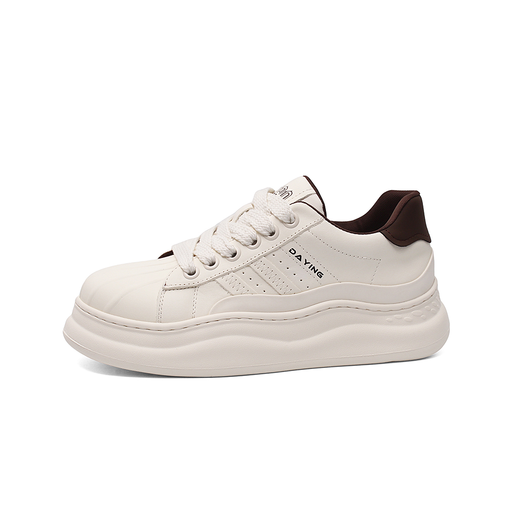 

Daying Мужские повседневные туфли Low Top бело-коричневые, цвет White Brown