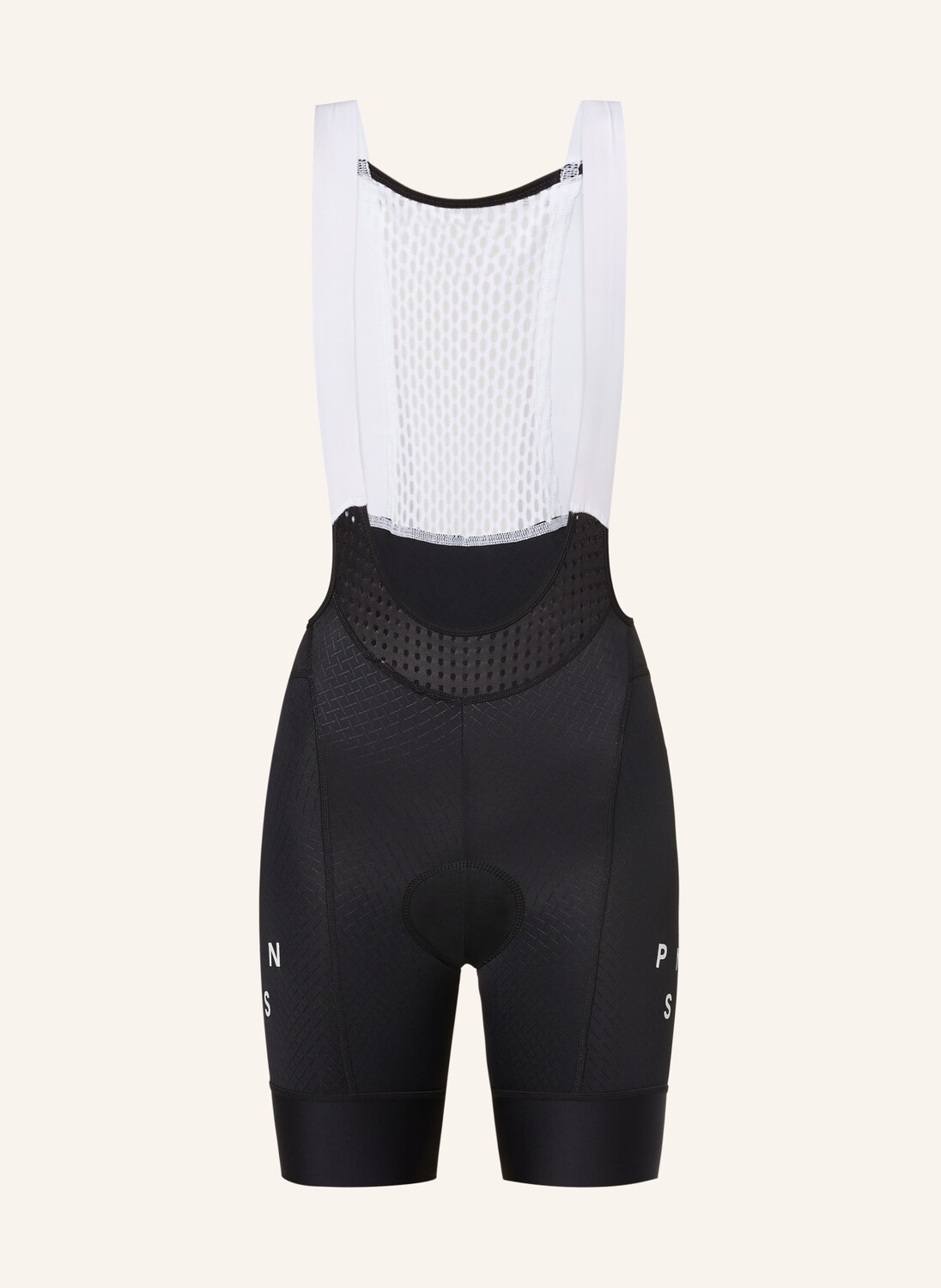 

Велосипедные шорты mechanism с бретелями и мягкой вставкой PAS NORMAL STUDIOS, черный/белый