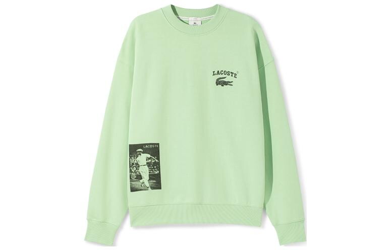 

Толстовка унисекс светло-зеленая Lacoste, светло-зеленый