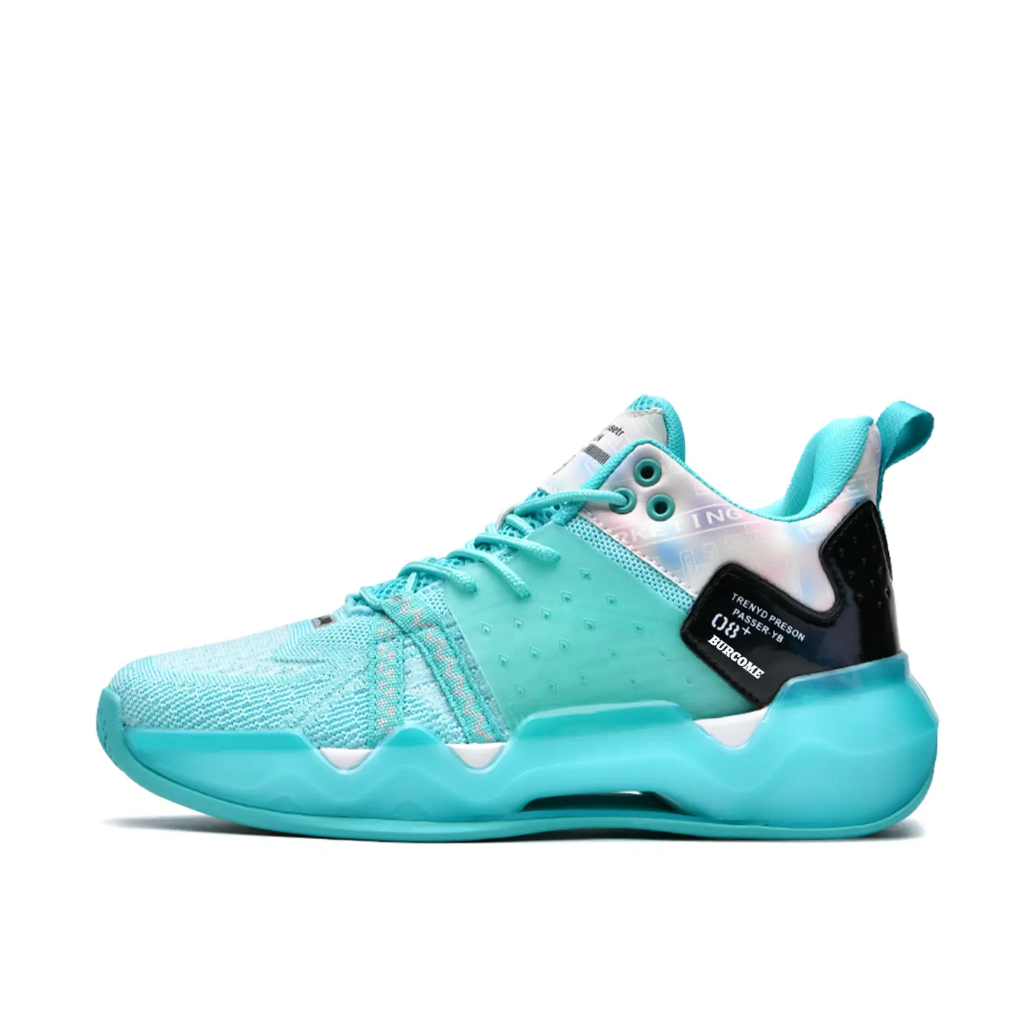 

Баскетбольные кроссовки Basketball Shoes Unisex Low-Top Burcome, синий