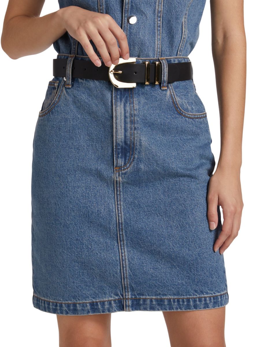 

Мини-юбка Hannah Denim Ronny Kobo, цвет Light Wash Blue