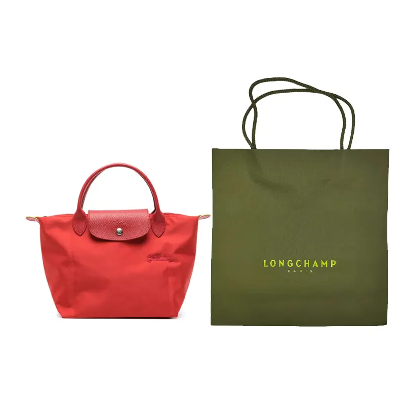 

LONGCHAMP Сумка из переработанных материалов малого размера для женщин томатного цвета