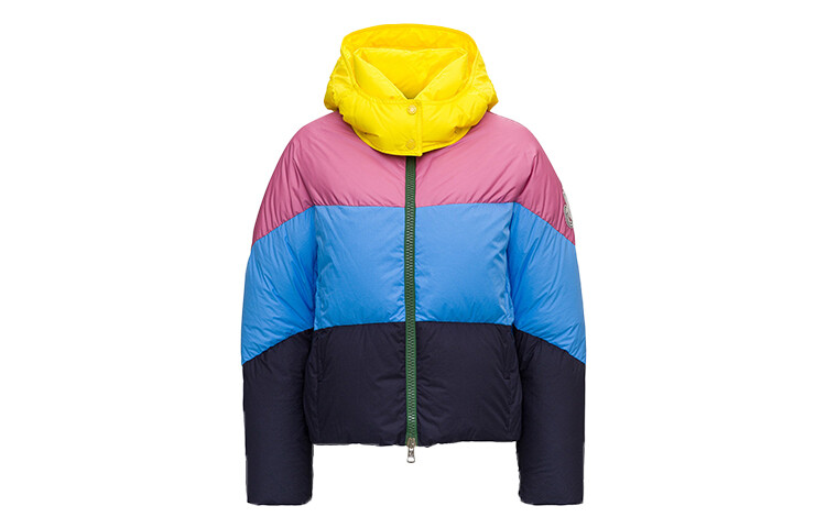 

Пуховик женский многоцветный Moncler, мультиколор
