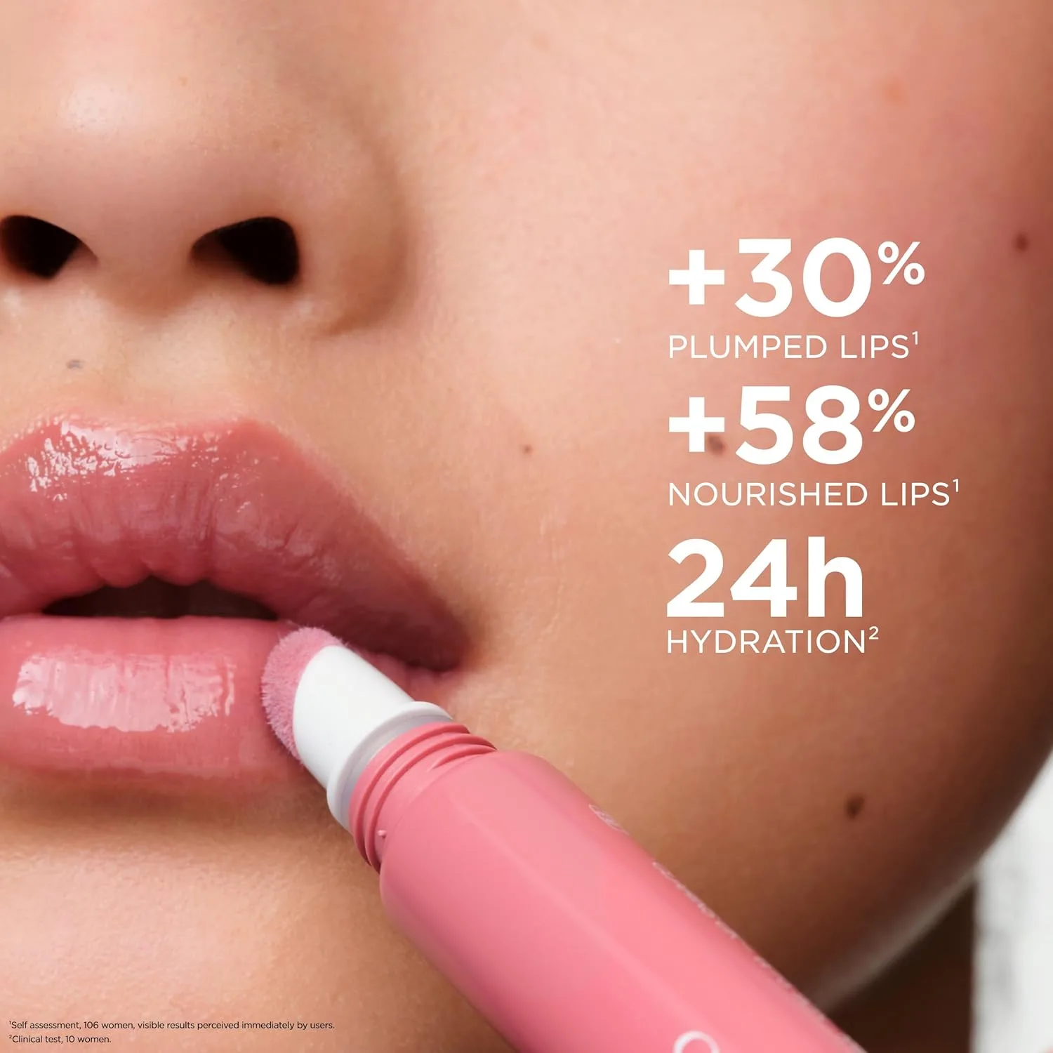 Блеск для губ Clarins Lip Perfector | Увлажняющий и придающий объем губам пептидный блеск | Мгновенный блеск с полупрозрачным мерцающим финишем | Нелипкая текстура с ароматом ванили | 0,35 унции, 19 Intense Smoky Rose - Nude Dusty Rose — фото 3