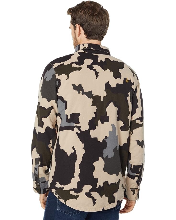 

Куртка Volcom Snow Sherpa Flannel Jacket, цвет Drill Khaki