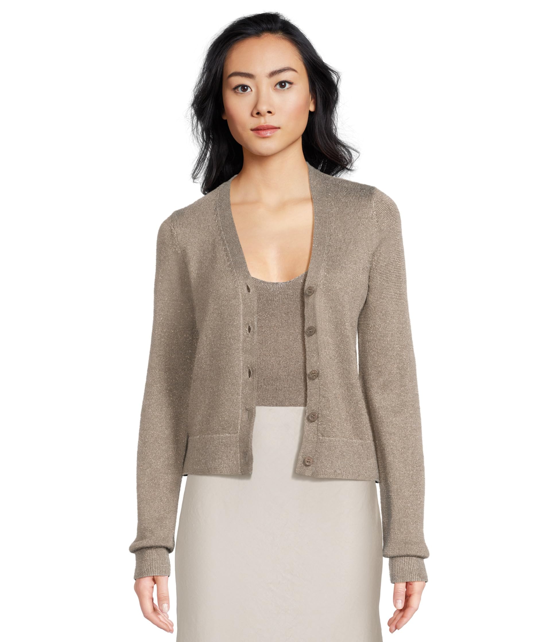 

Свитер Michael Stars Ruiz Cardigan, Pewter